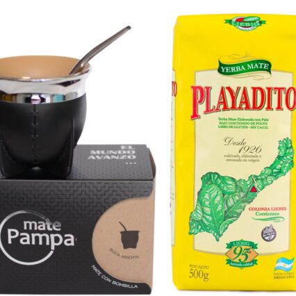 Kit Mate Pampa Camionero Con Playadito Tradicional 500 G